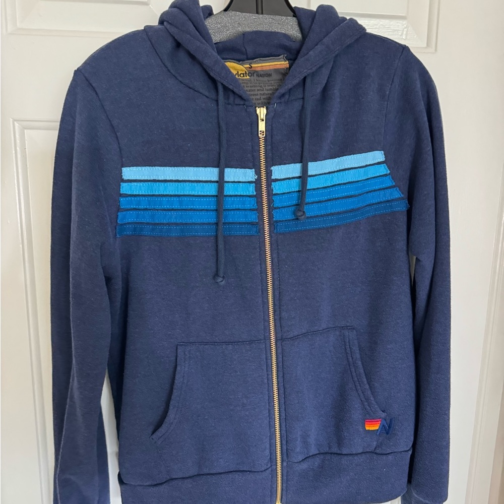 Aviator Nation Women’s Zip Up Hoodie size small